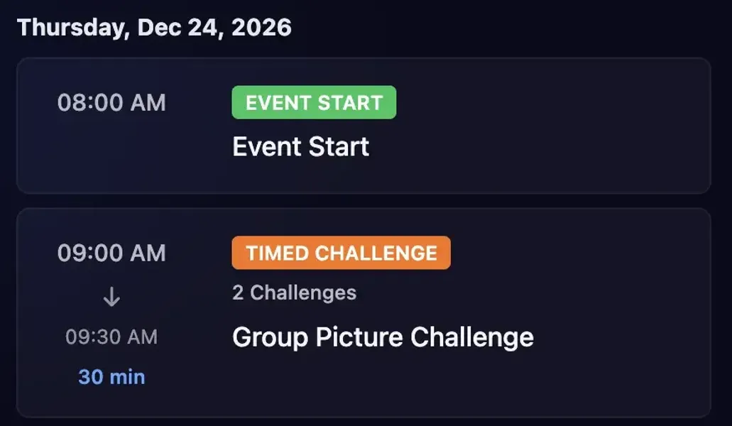 Cover for Control the Flow of Your Event with Scheduled and Hidden Challenges